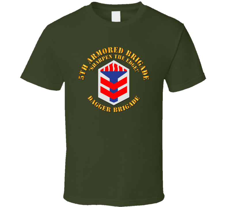 Army - 5th Armored Brigade T Shirt