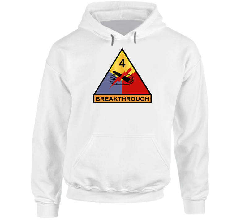 Army - 4th Armored Division - Breakthrough Wo Txt Hoodie