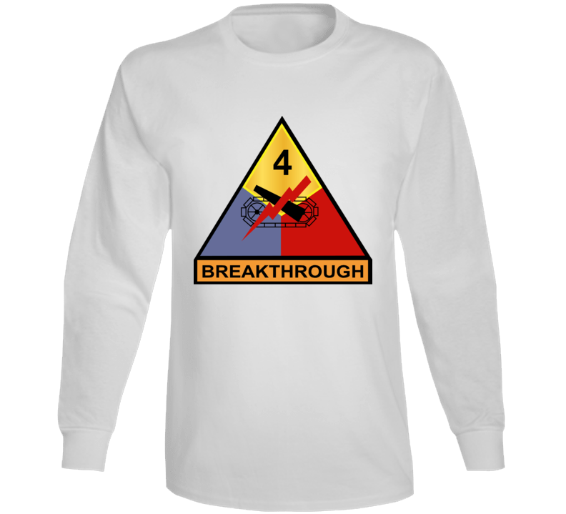 Army - 4th Armored Division - Breakthrough Wo Txt Long Sleeve