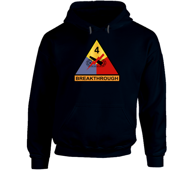 Army - 4th Armored Division - Breakthrough Wo Txt Hoodie
