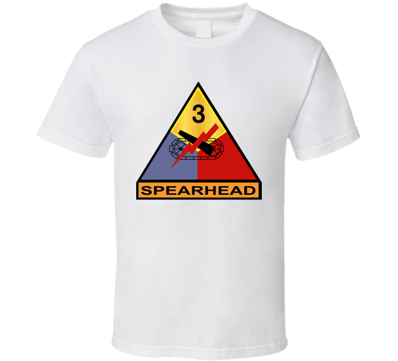 Army - 3rd Armored - Spearhead Wo Txt T Shirt