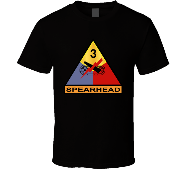 Army - 3rd Armored - Spearhead Wo Txt T Shirt