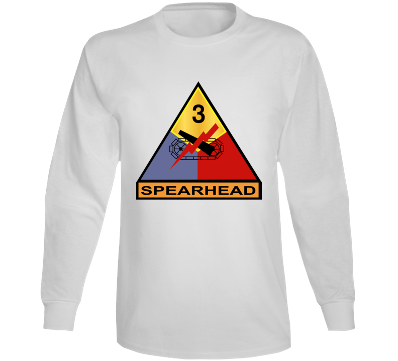 Army - 3rd Armored - Spearhead Wo Txt Long Sleeve