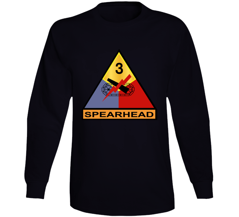 Army - 3rd Armored - Spearhead Wo Txt Long Sleeve