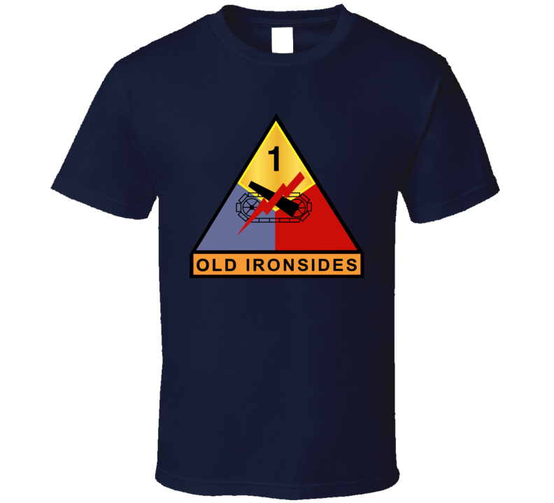 Army - 1st Armored - Old Ironsides Wo Txt T Shirt