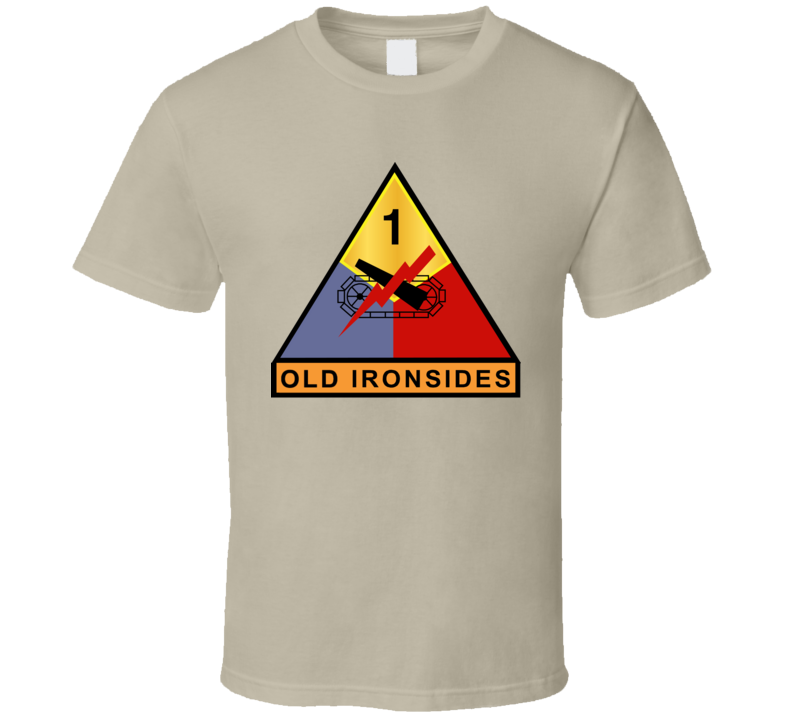 Army - 1st Armored - Old Ironsides Wo Txt T Shirt