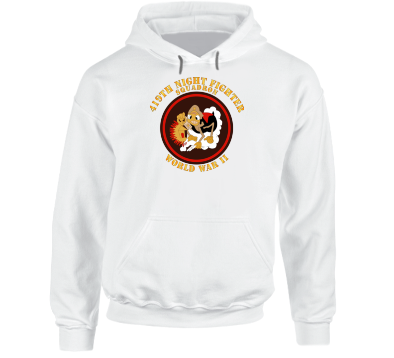 Aac - 419th Night Fighter Squadron - Wwii Hoodie