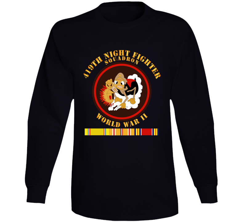 Aac - 419th Night Fighter Squadron - Wwii W Svc Long Sleeve
