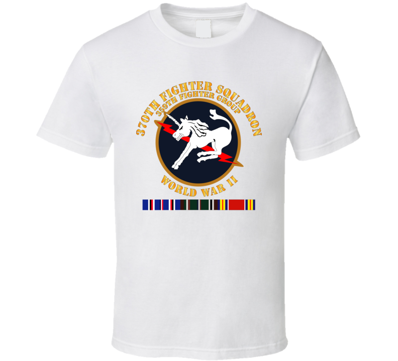 Aac - 370th Fighter Squadron - Wwii W Svc T Shirt
