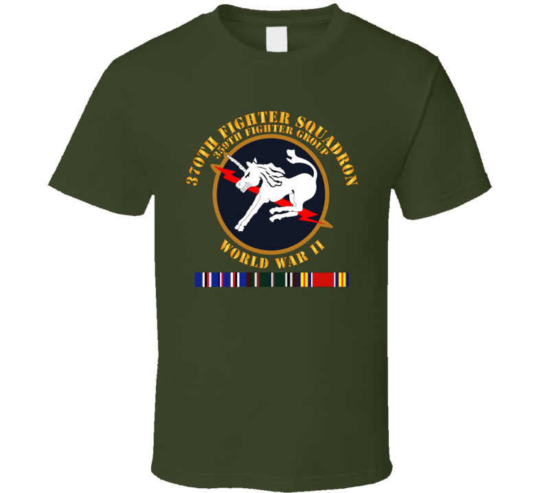 Aac - 370th Fighter Squadron - Wwii W Svc T Shirt