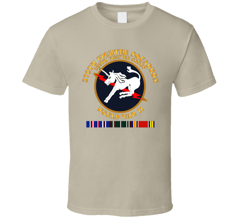 Aac - 370th Fighter Squadron - Wwii W Svc T Shirt