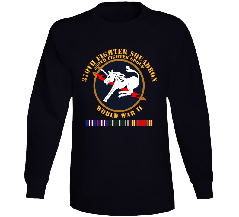 Aac - 370th Fighter Squadron - Wwii W Svc Long Sleeve