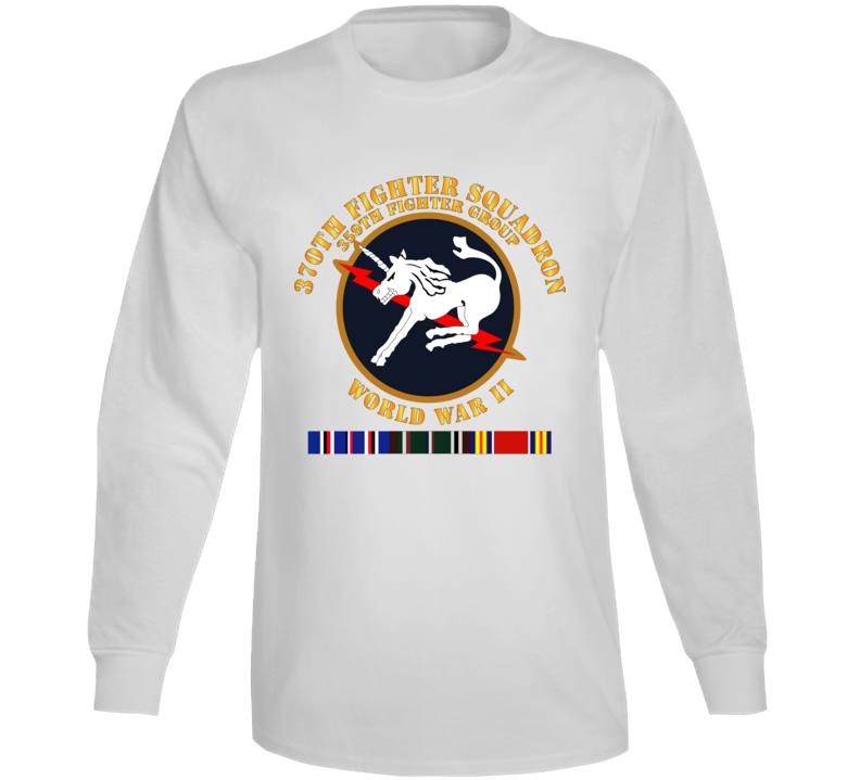 Aac - 370th Fighter Squadron - Wwii W Svc Long Sleeve