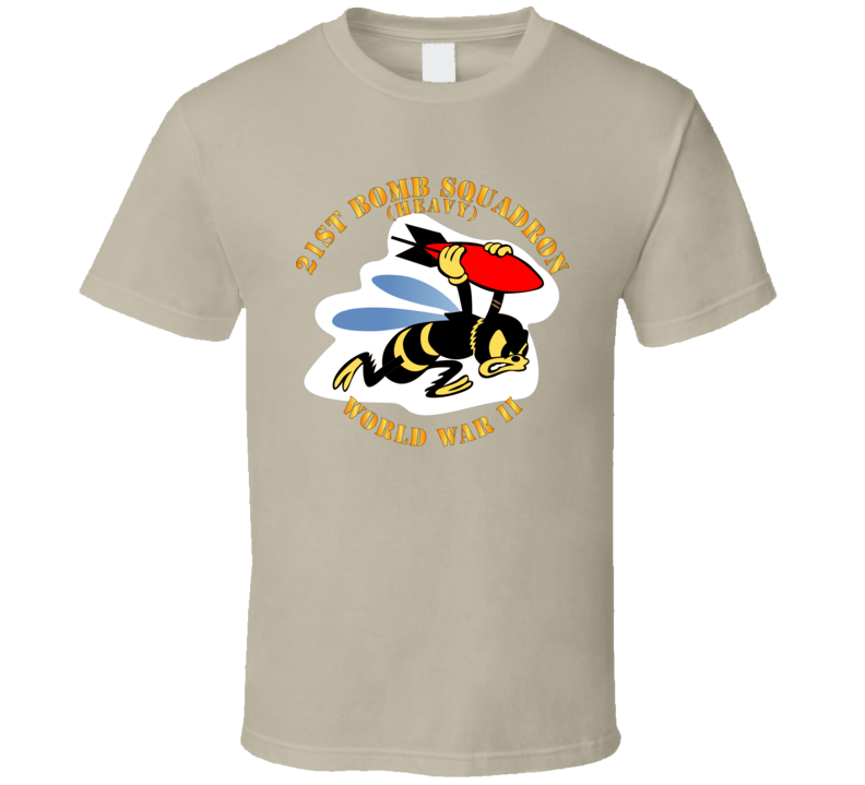 Aac - 21st Bomb Squadron - Wwii T Shirt