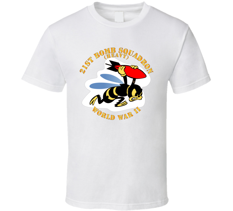 Aac - 21st Bomb Squadron - Wwii T Shirt