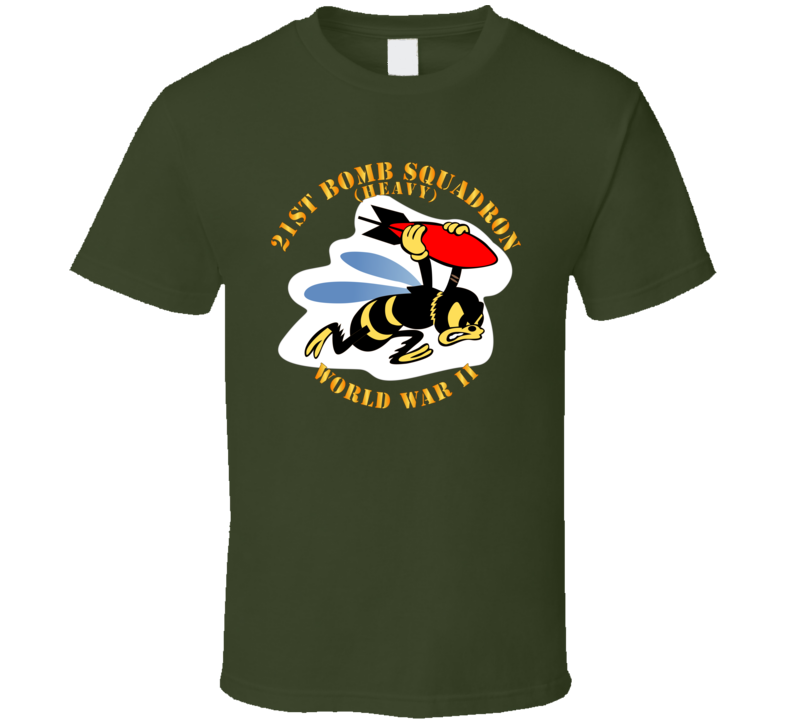 Aac - 21st Bomb Squadron - Wwii T Shirt