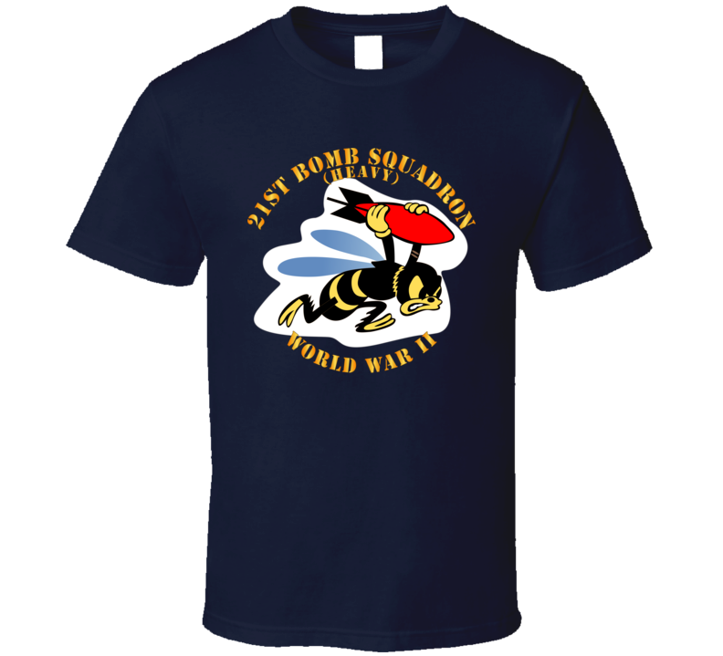 Aac - 21st Bomb Squadron - Wwii T Shirt