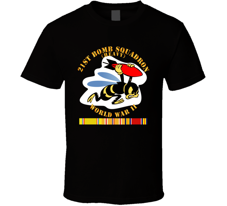 Aac - 21st Bomb Squadron - Wwii W Pac Svc T Shirt