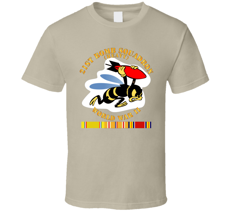Aac - 21st Bomb Squadron - Wwii W Pac Svc T Shirt
