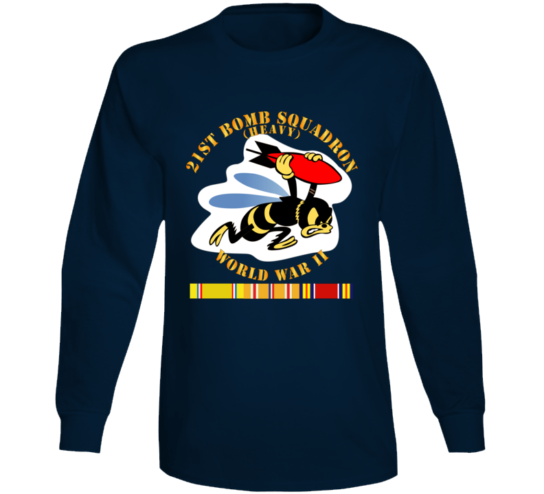 Aac - 21st Bomb Squadron - Wwii W Pac Svc Long Sleeve