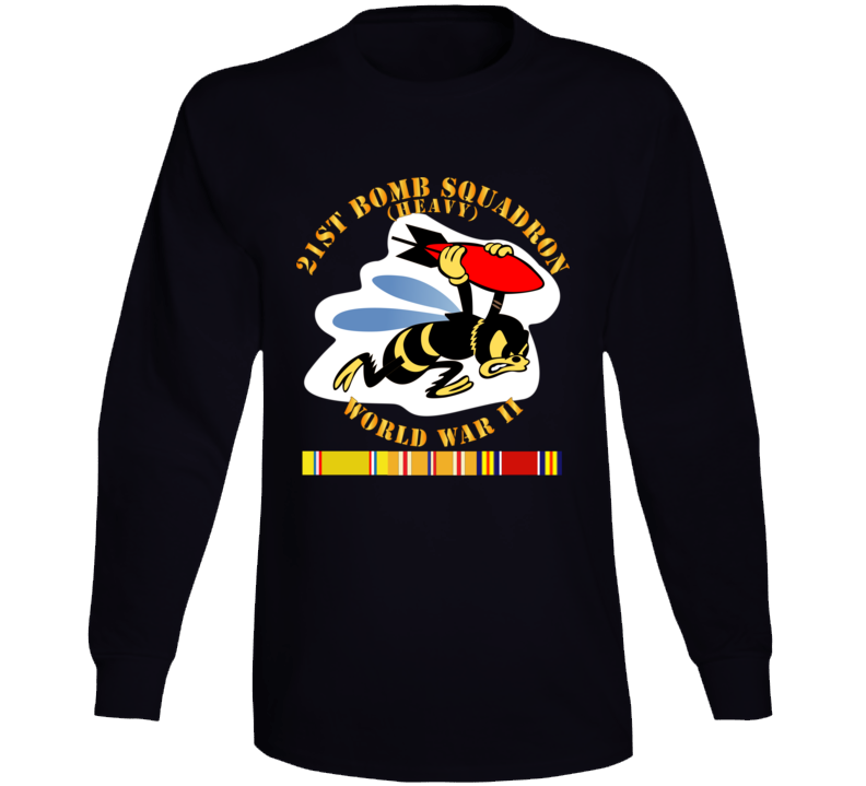Aac - 21st Bomb Squadron - Wwii W Pac Svc Long Sleeve