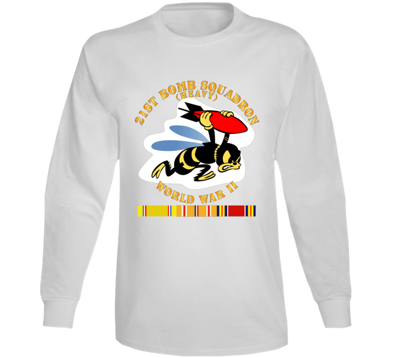 Aac - 21st Bomb Squadron - Wwii W Pac Svc Long Sleeve
