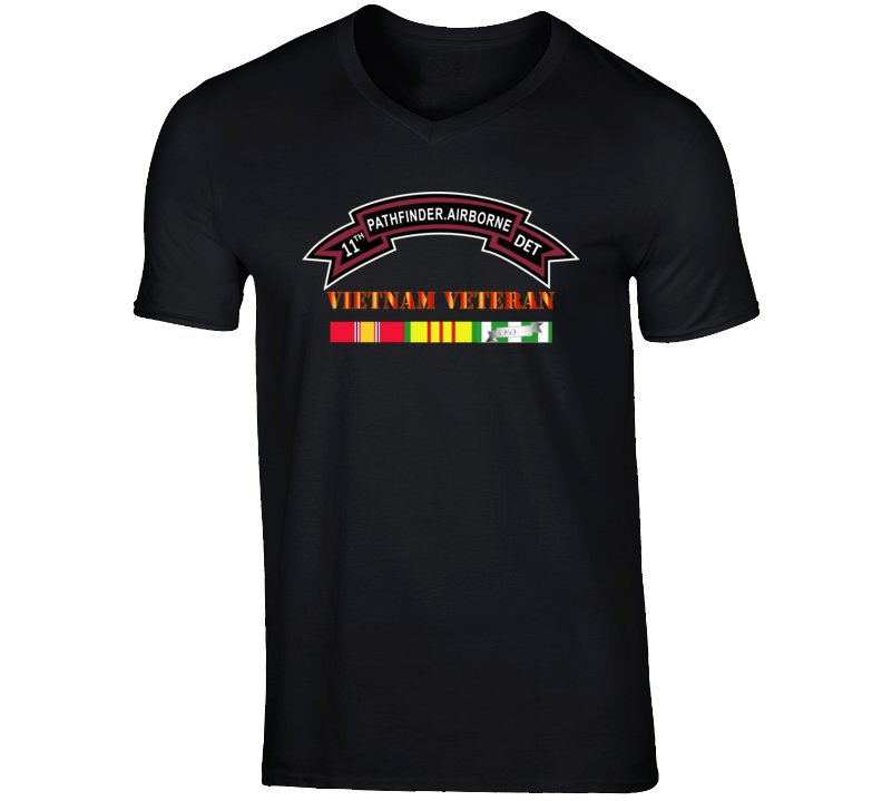 Army -11th Pathfinder Detachment - Vietnam Veteran V-neck