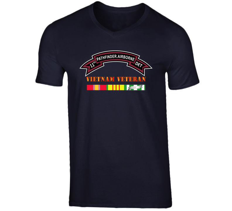 Army -11th Pathfinder Detachment - Vietnam Veteran V-neck