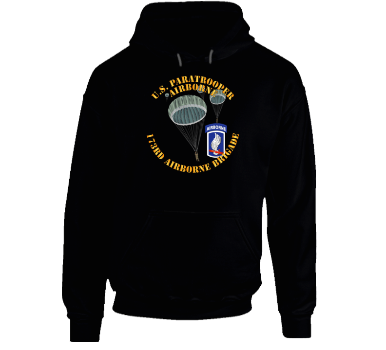 Army - Us Paratrooper - 173rd Airborne Bde Wo Shadow Hoodie