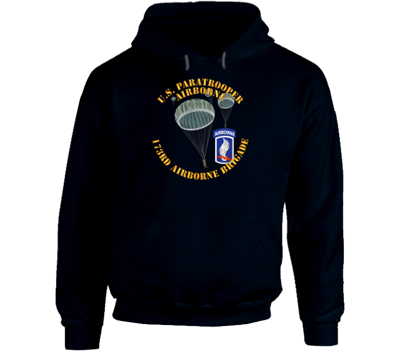 Army - Us Paratrooper - 173rd Airborne Bde Wo Shadow Hoodie