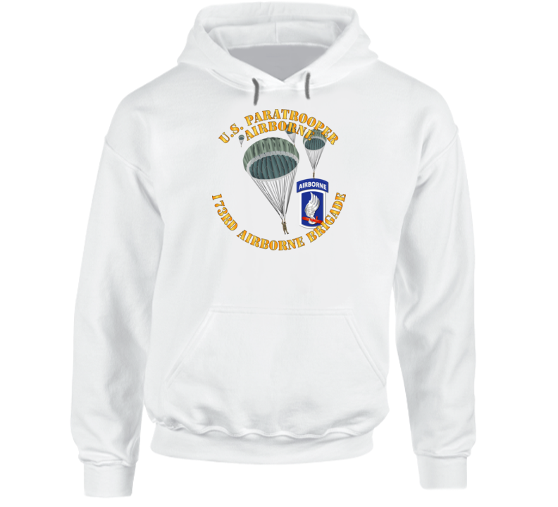 Army - Us Paratrooper - 173rd Airborne Bde Wo Shadow Hoodie