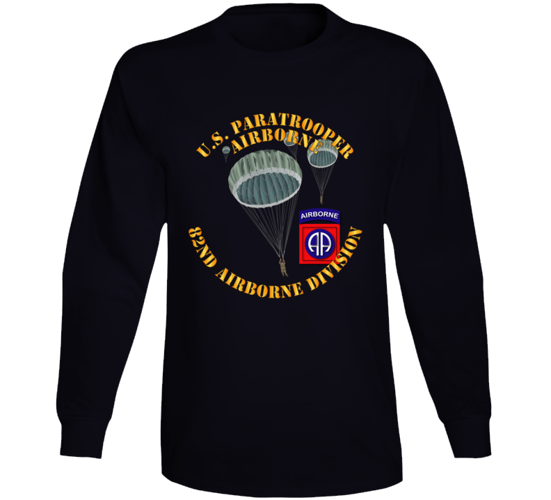 Army - Us Paratrooper - 82nd Wo Shadow Long Sleeve