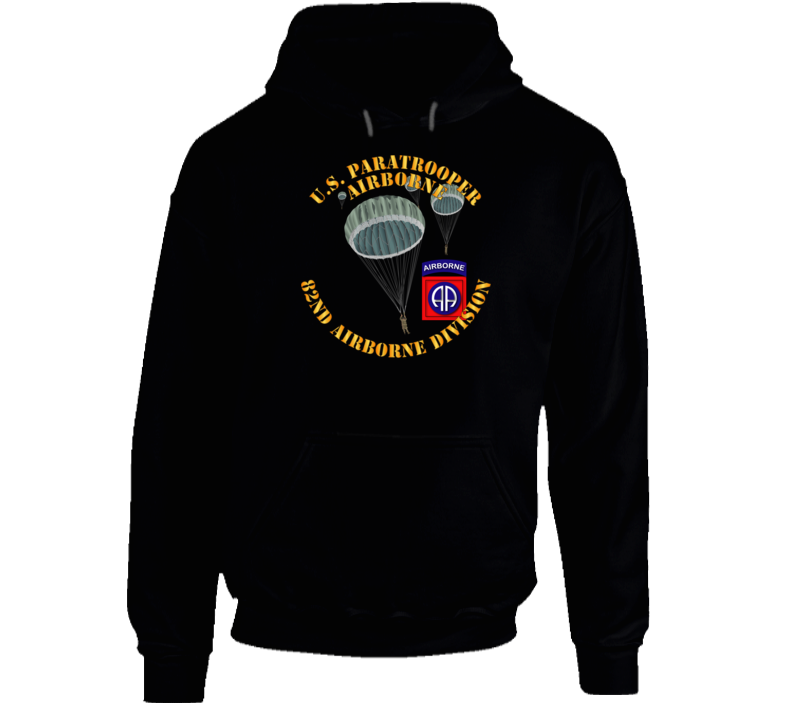 Army - Us Paratrooper - 82nd Wo Shadow Hoodie