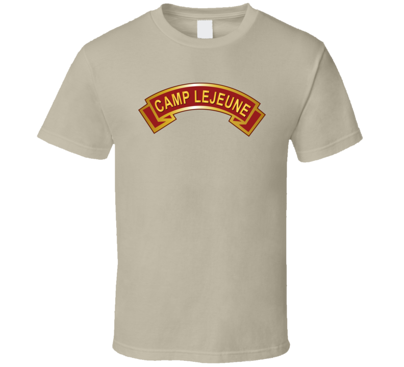 Usmc - Camp Lejune Nc Scroll T Shirt