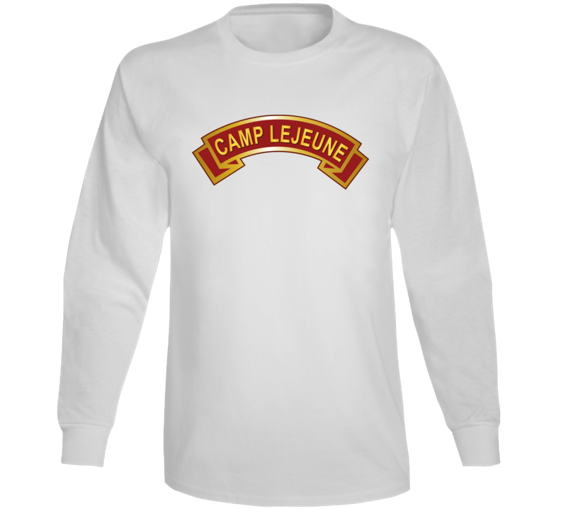 Usmc - Camp Lejune Nc Scroll Long Sleeve