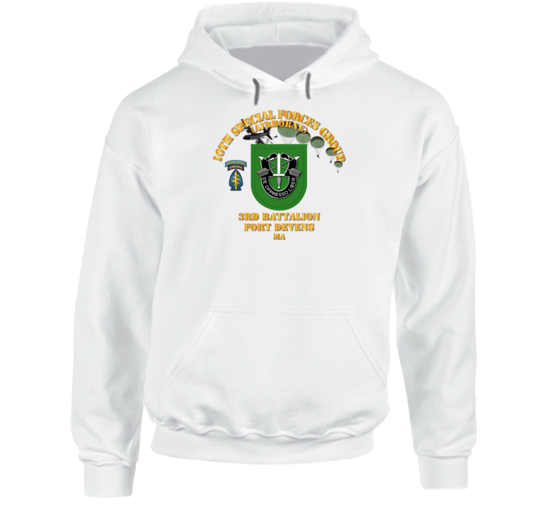 Sof - 3rd Bn 10th Sfg - Ft Devens Ma Hoodie