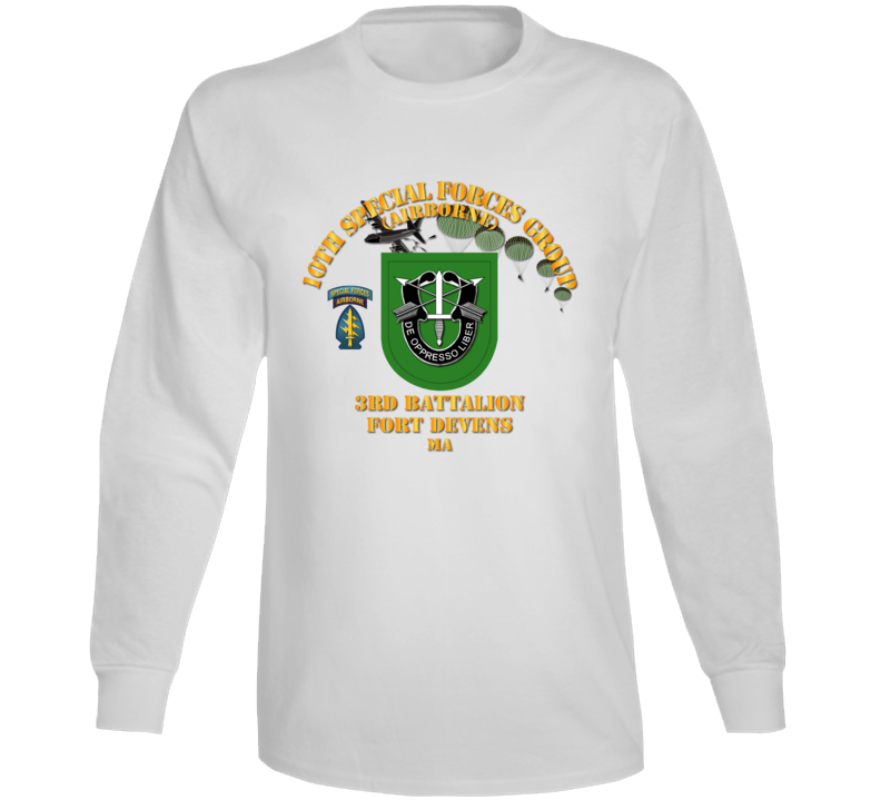 Sof - 3rd Bn 10th Sfg - Ft Devens Ma Long Sleeve