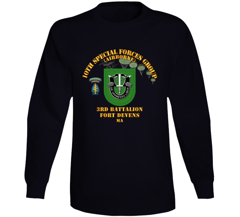 Sof - 3rd Bn 10th Sfg - Ft Devens Ma Long Sleeve