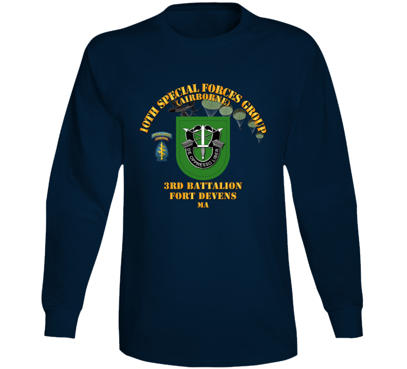 Sof - 3rd Bn 10th Sfg - Ft Devens Ma Long Sleeve