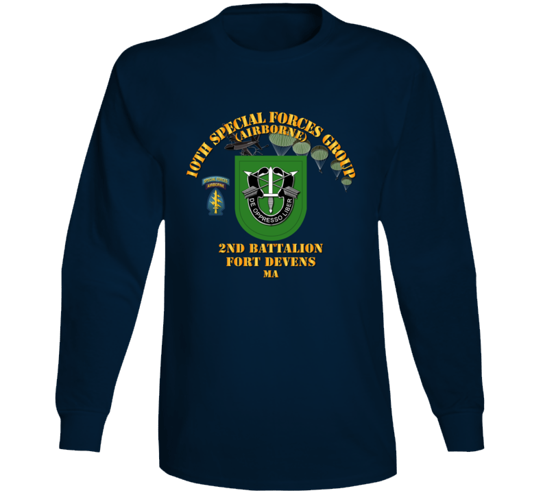 Sof - 2nd Bn 10th Sfg - Ft Devens Ma Long Sleeve