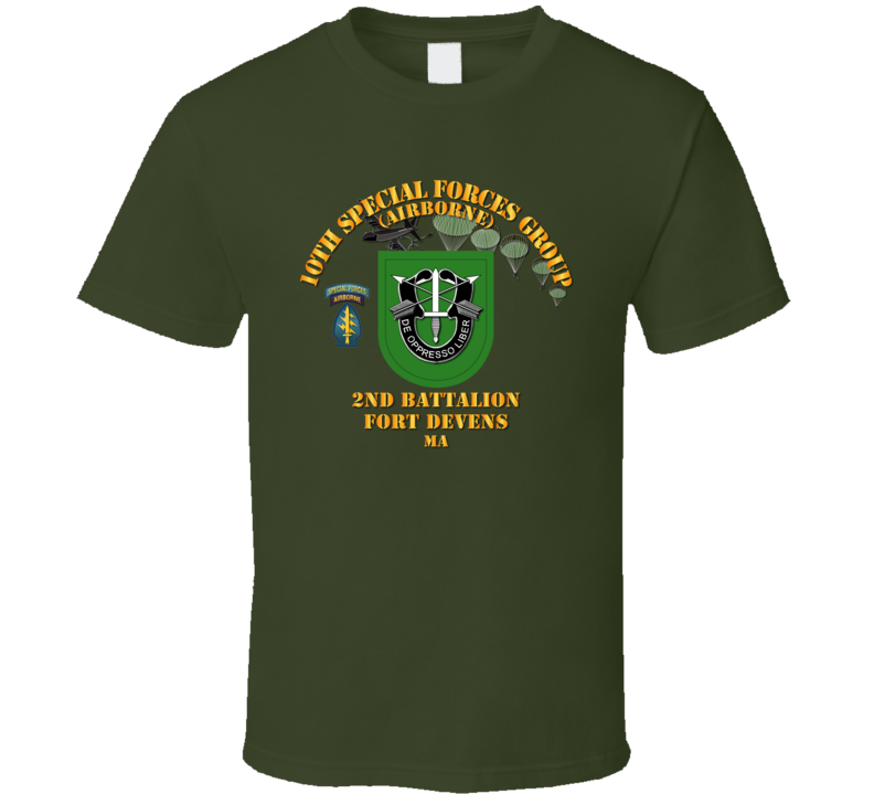 Sof - 2nd Bn 10th Sfg - Ft Devens Ma T Shirt