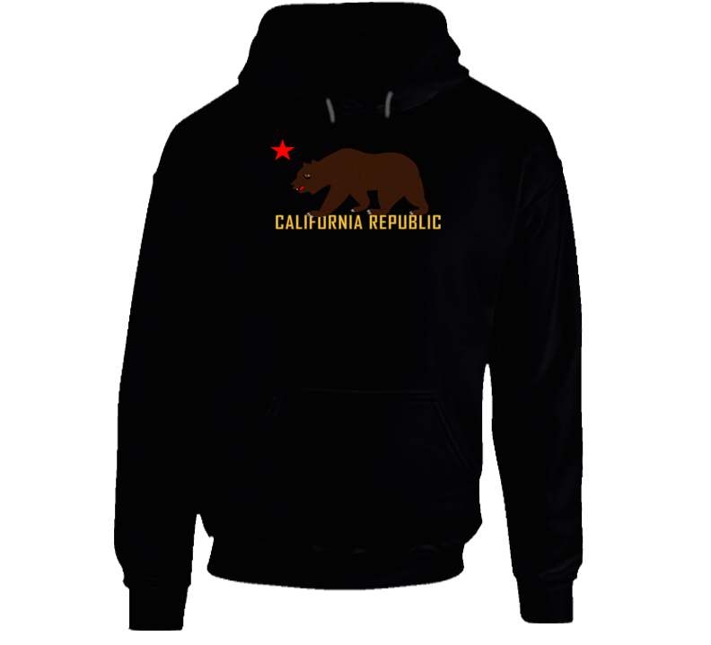 Govt - California Bear Star And Republic Hoodie