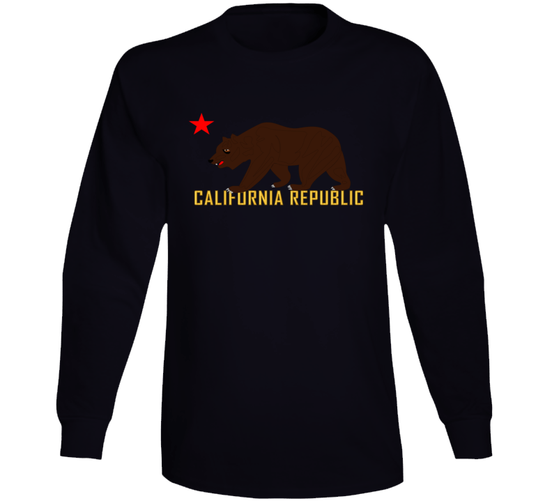 Govt - California Bear Star And Republic Long Sleeve