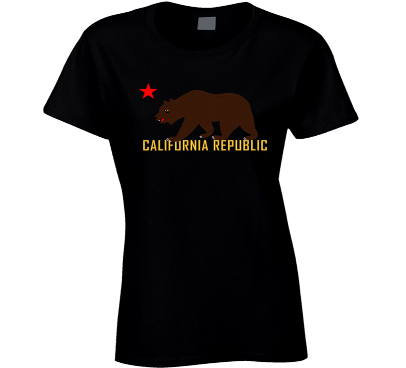 Govt - California Bear Star And Republic Ladies