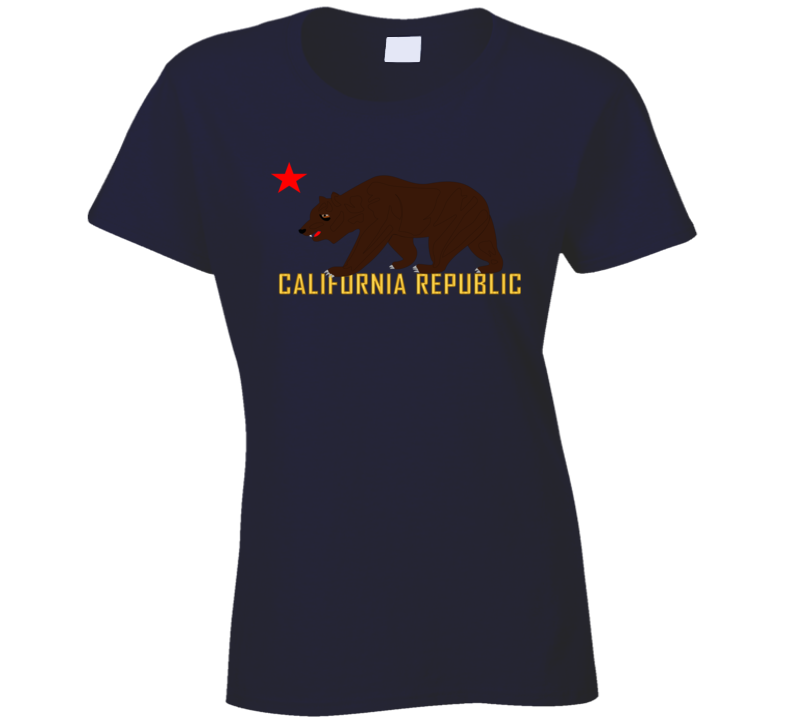 Govt - California Bear Star And Republic Ladies