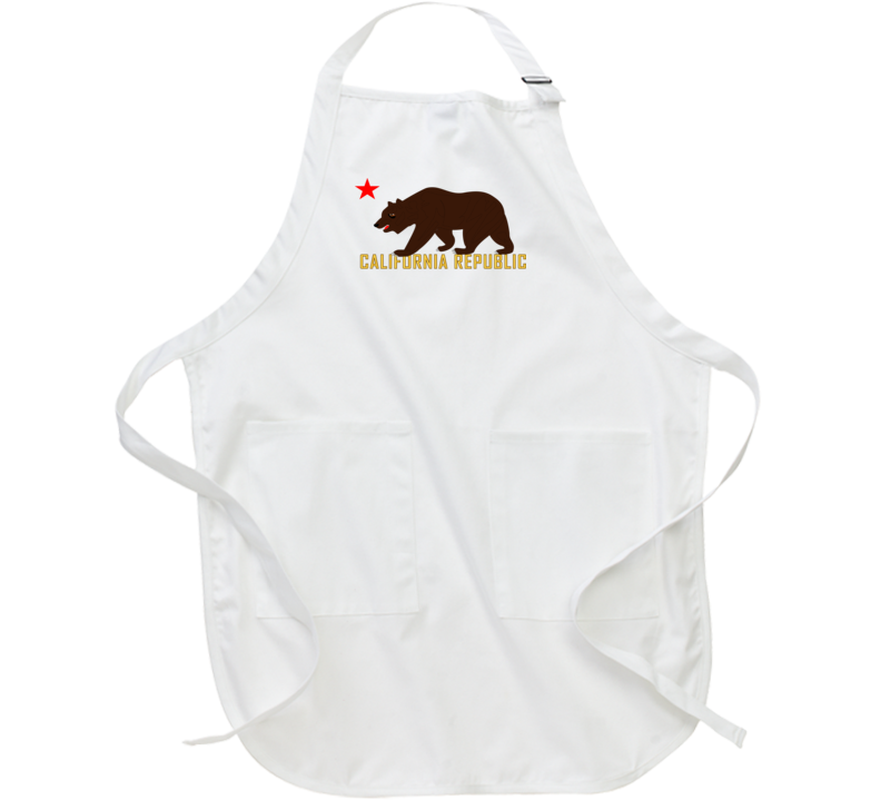 Govt - California Bear Star And Republic Apron