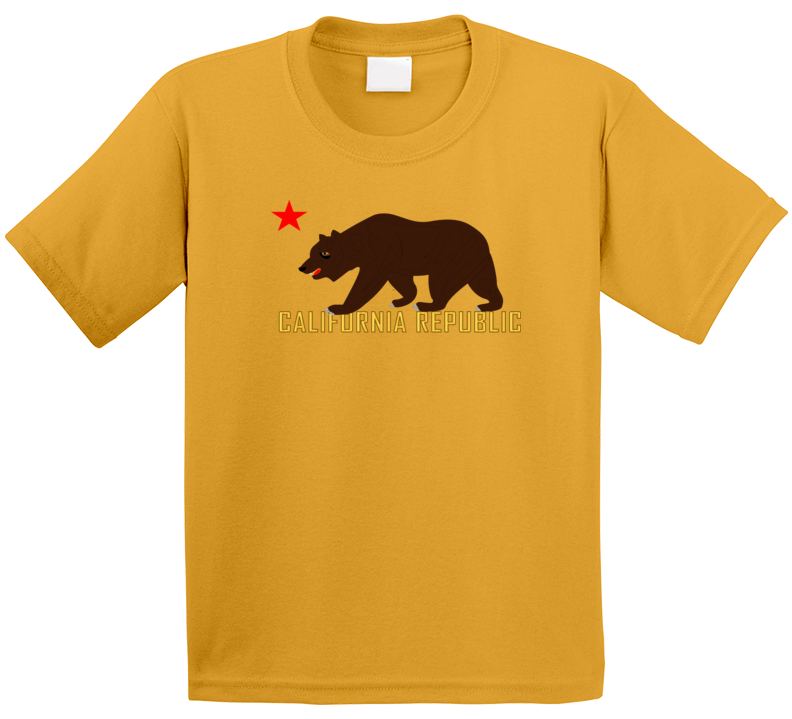 Govt - California Bear Star And Republic Kids