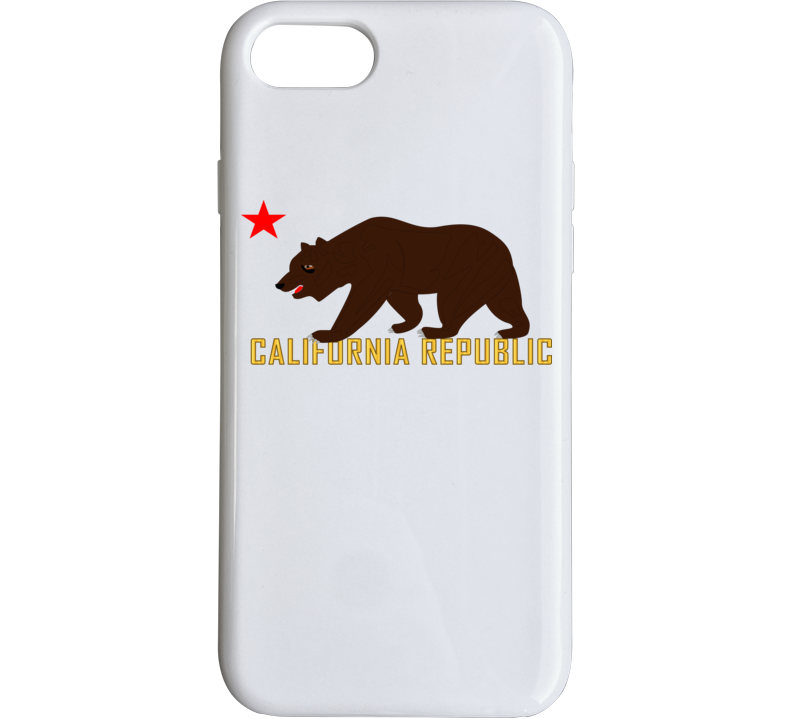 Govt - California Bear Star And Republic Phone Case