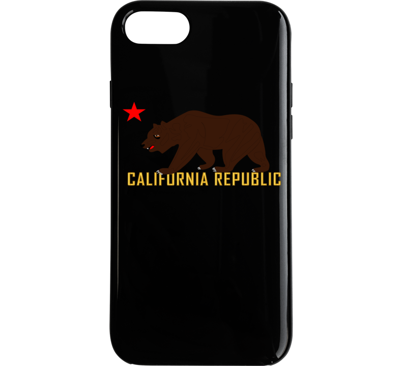 Govt - California Bear Star And Republic Phone Case