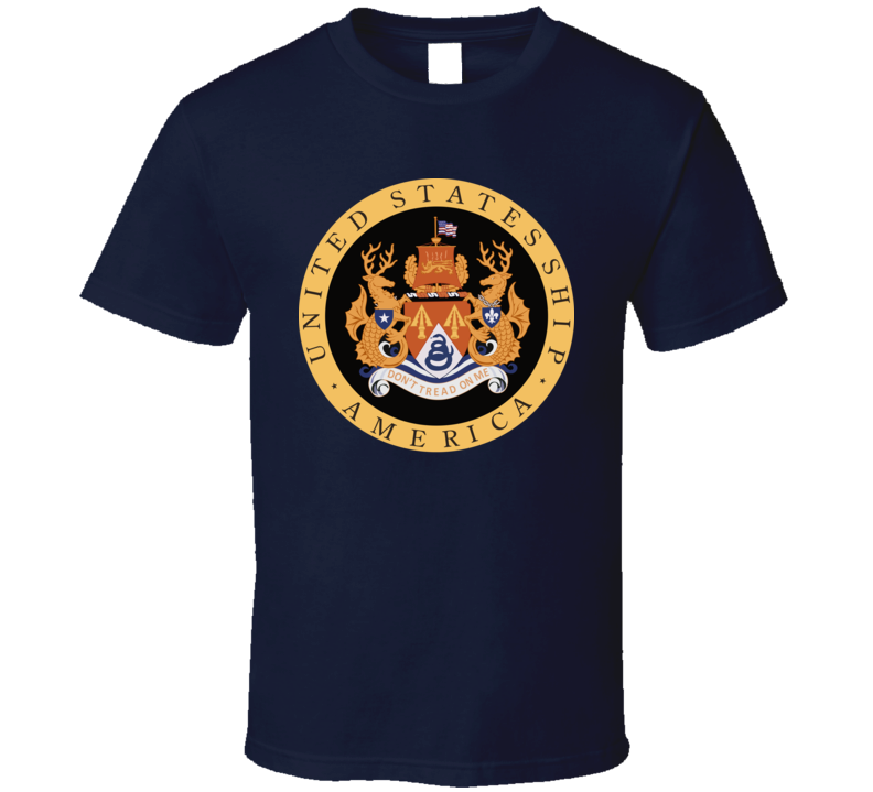 Navy - Uss America (cv-66) Wo Txt T Shirt